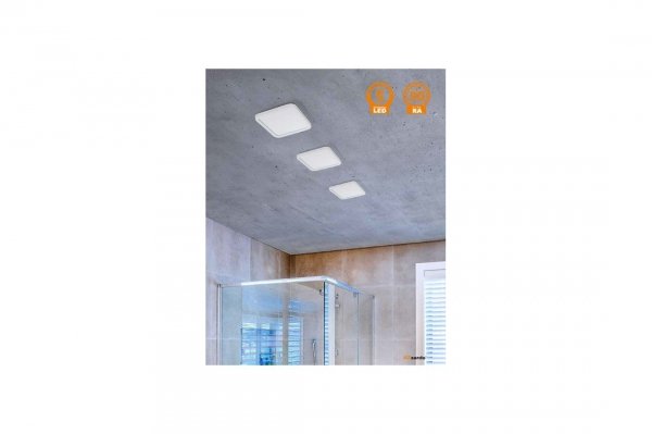 AZZARDO SLIM SQUARE 15 AZ4378 LAMPA WPUSTOWA BIAŁA ŚREDNIA 4000K
