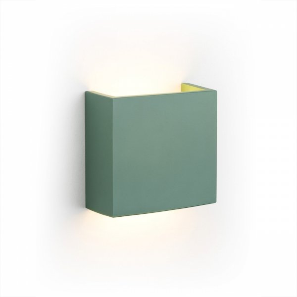 ARGON GENT 8362 KINKIET LED ZIELONY METALOWY KWADRATOWY