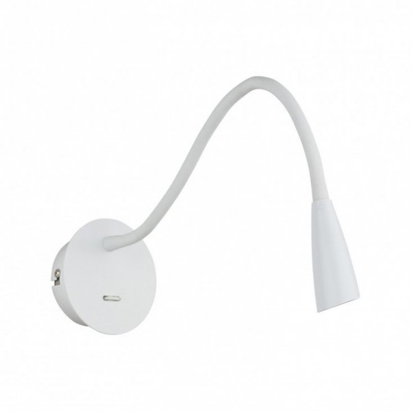 ITALUX PAOLA WB88779-WH LAMPA KINKIET LED DO CZYTANIA BIAŁY Z WŁĄCZNIKIEM DO SYPIALNI 