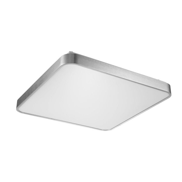 ZUMA LINE 12100006-SL SIERRA LAMPA SUFITOWA SREBRNA PLAFON KWADRATOWY SREBRNY LED
