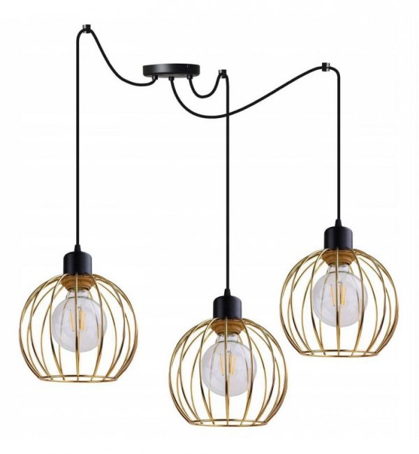 Lampa 3-płomienna LOFT  - SPIDER MONA 2180/3 LIGHT HOME