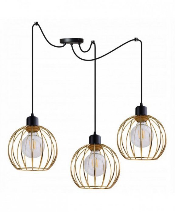 Lampa 3-płomienna LOFT  - SPIDER MONA 2180/3 LIGHT HOME