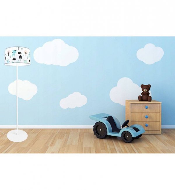 Lampa abażur materiałowa - BAMBI 2265/LS LIGHT HOME