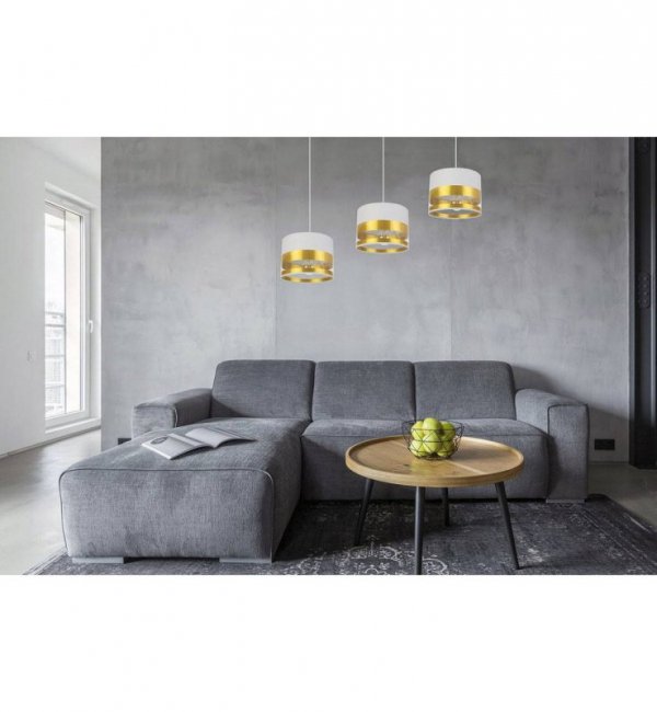Lampa abażur materiałowa - INTENSE GOLD 2280/3/20 LIGHT HOME