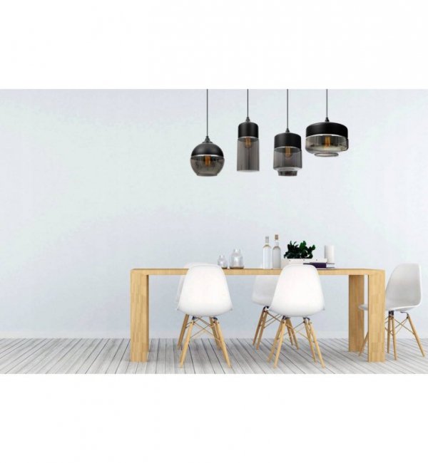 Lampa wisząca ze szklanymi kloszami - OSLO 2234/4/G/MIX LIGHT HOME