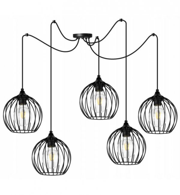 Lampa wisząca regulowana - SPIDER TORONTO 2245/5 LIGHT HOME