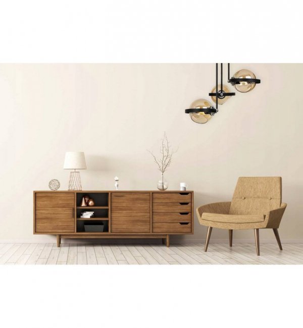 Lampa sufitowa ze szklanymi kloszami - RING 2340/3/M LIGHT HOME