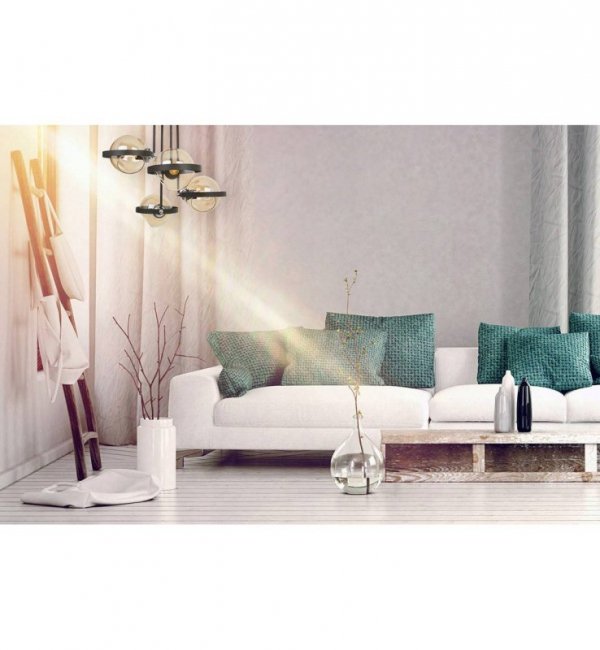 Lampa sufitowa ze szklanymi kloszami - RING 2340/4/M LIGHT HOME