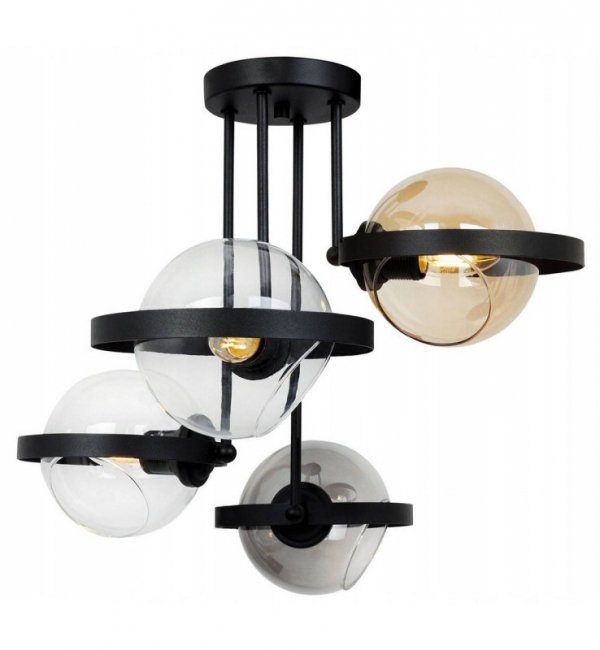 Lampa sufitowa ze szklanymi kloszami - RING 2340/4/MIX LIGHT HOME