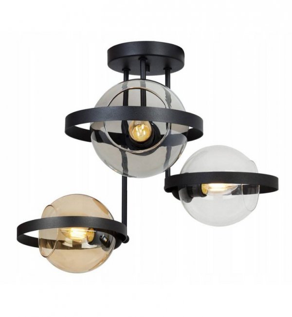 Lampa sufitowa ze szklanymi kloszami - RING HAGA 2345/3/MIX LIGHT HOME