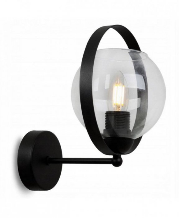 Kinkiet nowoczesny - RING HAGA 2345/K/B LIGHT HOME