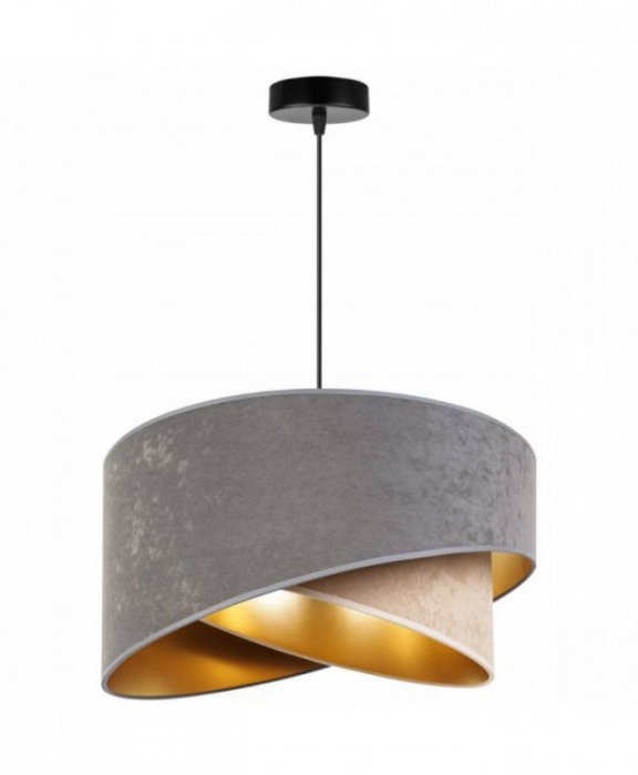 Lampa wisząca z abażurami - MEDIOLAN 2355/1/SB LIGHT HOME