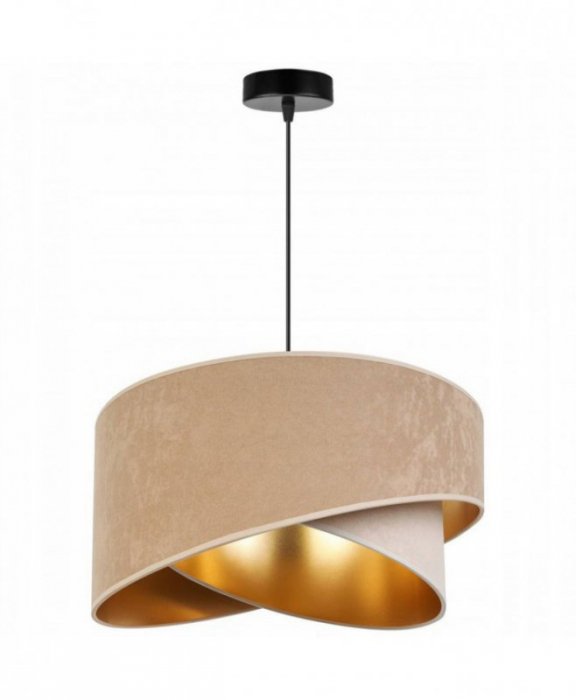 Lampa wisząca z abażurami - MEDIOLAN 2355/1/BK LIGHT HOME