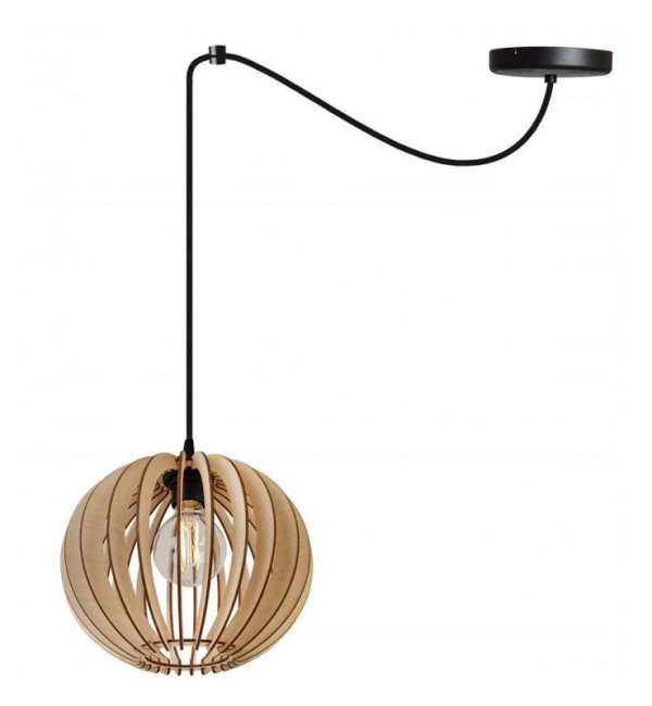 Zwis wiszący pojedynczy dekoracyjny - SPIDER TIMBER 2362/1 LIGHT HOME