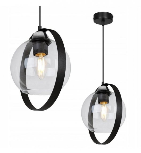 Lampa sufitowa ze szklanymi kloszami - RING HAGA 2346/1/B LIGHT HOME