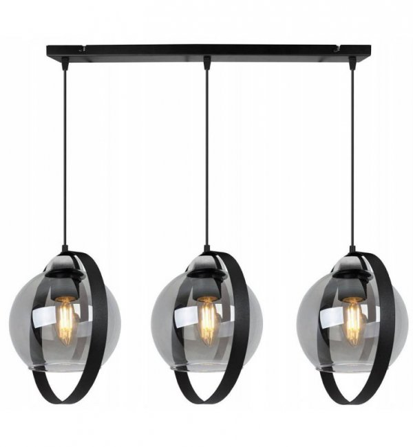 Lampa sufitowa ze szklanymi kloszami - RING HAGA 2346/3/G LIGHT HOME