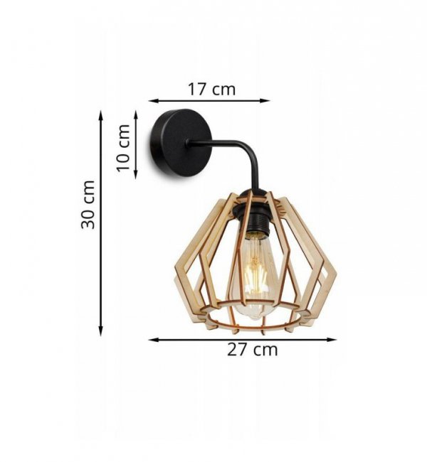 Kinkiet nowoczesny - TIMBER 2360/KF LIGHT HOME