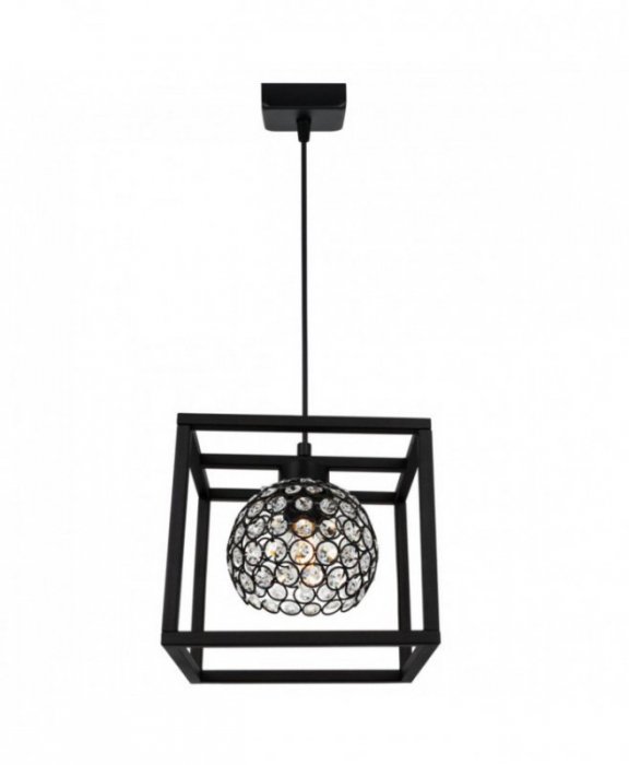 Lampa wisząca nowoczesna - CRYSTAL CAGE 2370/1 LIGHT HOME
