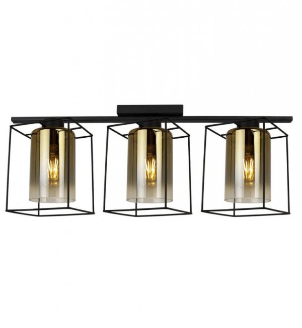 Lampa sufitowa ze szklanymi kloszami - HELLA CAGE 2365/3/Z LIGHT HOME