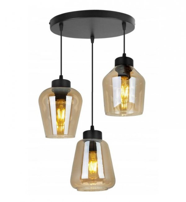 Lampa wisząca ze szklanymi kloszami - RIJEKA 2383/3/OW/M LIGHT HOME