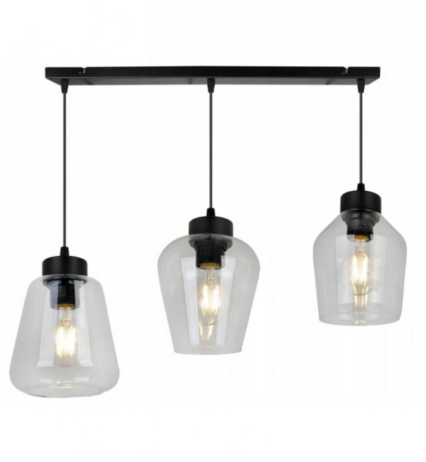 Lampa wisząca ze szklanymi kloszami - RIJEKA 2383/3/B LIGHT HOME