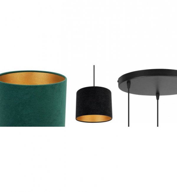 Lampa wisząca z abażurami - MEDIOLAN 2360/3OW LIGHT HOME