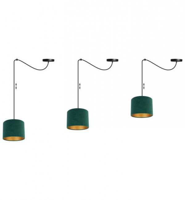 Lampa wisząca z abażurami - SPIDER MEDIOLAN 2360/1 LIGHT HOME