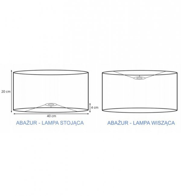 Abażur do lamp - MEDIOLAN 2360/40/Z LIGHT HOME