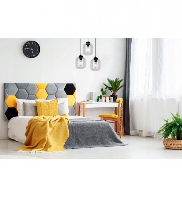 Lampa wisząca ze szklanymi kloszami - NOVALJA 2395/3OW LIGHT HOME