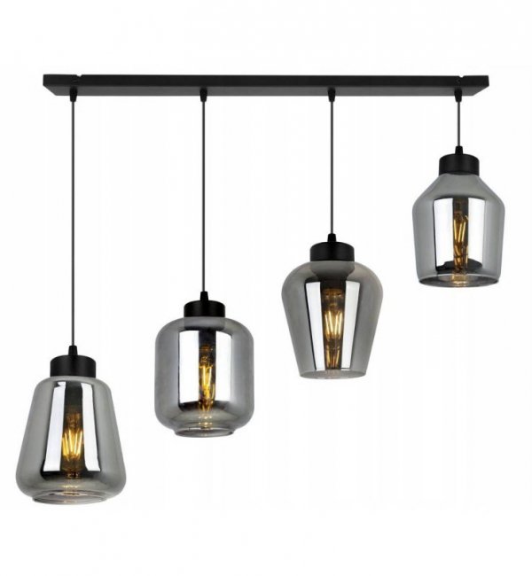 Lampa wisząca ze szklanymi kloszami - RIJEKA PREMIUM 2381/4L LIGHT HOME