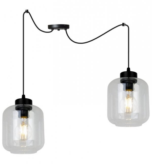 Lampa wisząca ze szklanymi kloszami - SPIDER NOVALJA 2395/2 LIGHT HOME