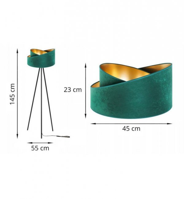 Lampa podłogowa  - MEDIOLAN 2355/TM/Z LIGHT HOME