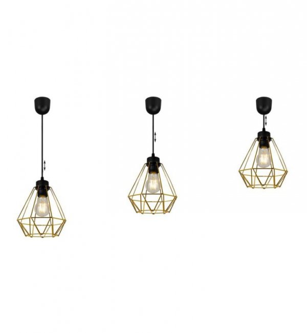 Zwis wiszący pojedynczy dekoracyjny - NUVOLA GOLD 2034/1/LP LIGHT HOME