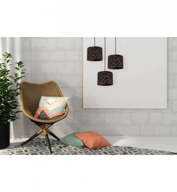Lampa wisząca z abażurami - WERONA 2406/20/3OW LIGHT HOME