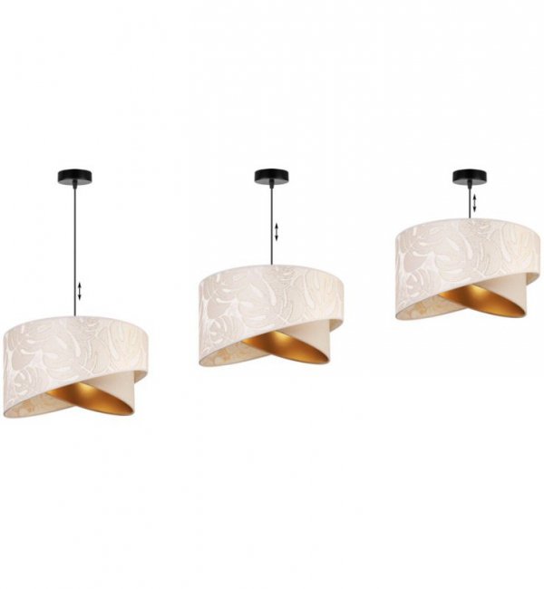 Lampa wisząca z abażurami - WERONA 2407/LB/CZ LIGHT HOME