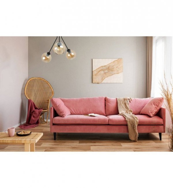 Lampa sufitowa TRIO HAGA, trzy klosze, podsufitka, metalowa konstrukcja, szkło LIGHT HOME