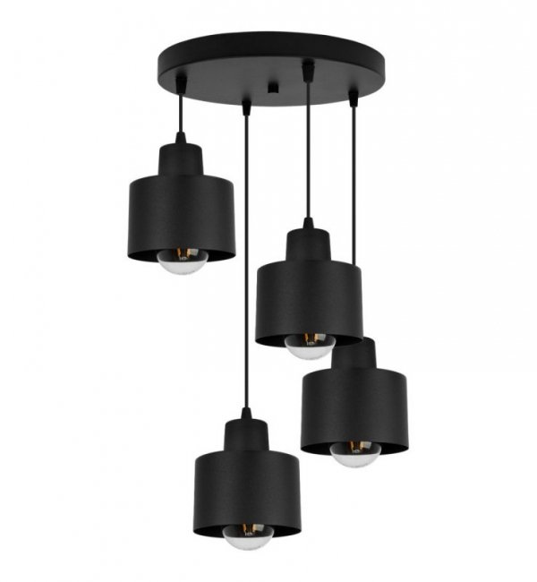 Lampa wisząca PANTA, 4 źródła światła, E27, okrągła podsufitka, regulacja LIGHT HOME