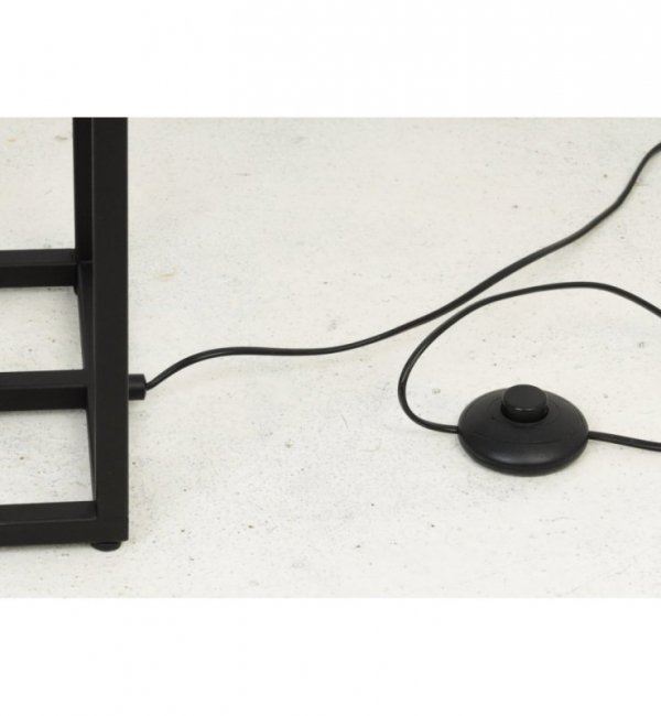 Nowoczesna lampa podłogowa NOVALJA CAGE, metalowa, 3 źródła światła, E27, szklane klosze LIGHT HOME