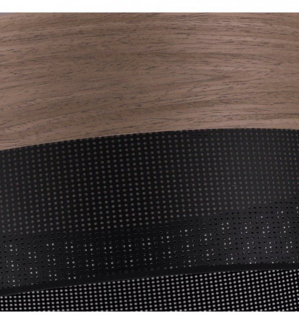 Lampa wisząca WOOD, 40cm, abażur nad stół lub sofę, orzechowe drewno