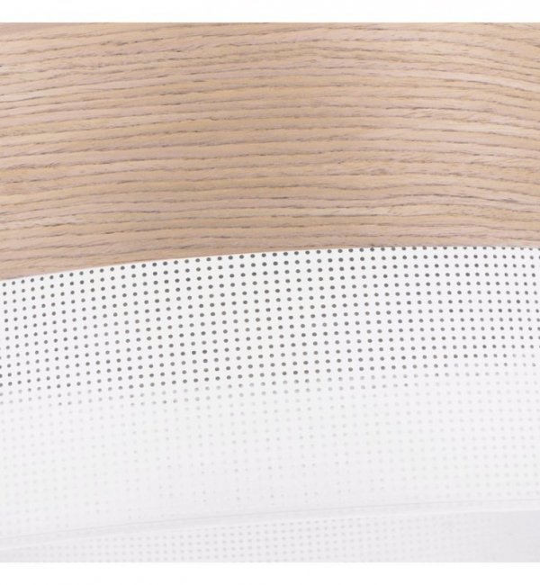 Lampa wisząca WOOD, naturalny abażur z forniru dębowego o średnicy 20cm