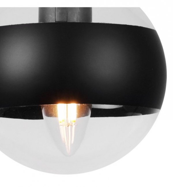 Lampa sufitowa TOLEDO, czarny pająk, nowoczesna, dwa źródła światła, E14