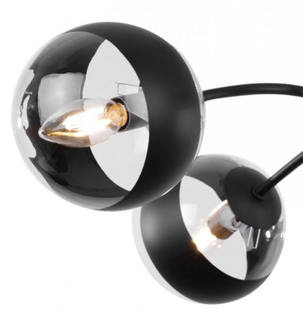 Lampa sufitowa TOLEDO, żyrandol loft do salonu, kuchni, pokoju, 4 źródła światła