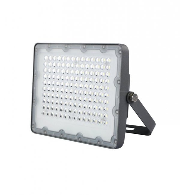 Naświetlacz ogrodowy FOKUS, solarny, halogen, LED, czujnik zmierzchu, pilot, 60W