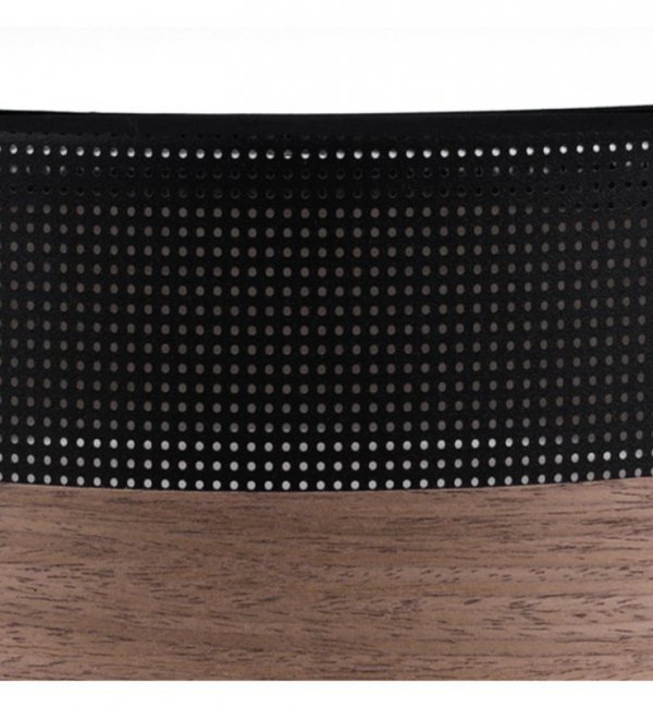 Lampa typu plafon z abażurem WOOD, okrągła, 40cm średnicy, na 3 źródła światła E27