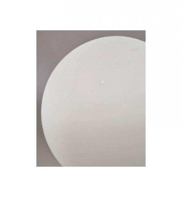 OUTLET -10% Regulowana wisząca lampa sufitowa biała kula 15 cm czarna konstrukcja E27 czarna, okrągła podsufitka 8 cm