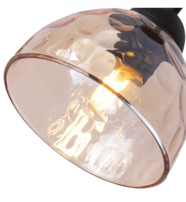 Lampa wisząca VENICE, sufitowa, żyrandol, czarny pająk, wielokolorowy, do kuchni, salonu