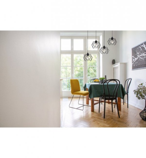 Lampa sufitowa STELLA, wisząca, żyrandol typu listwa, czarne klosze, styl loft, do kuchni, salonu