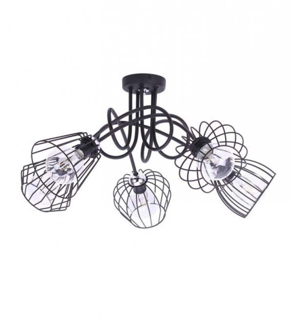 Lampa 5-płomienna LOFT Industrialna - Edison 1427/5C LIGHT HOME