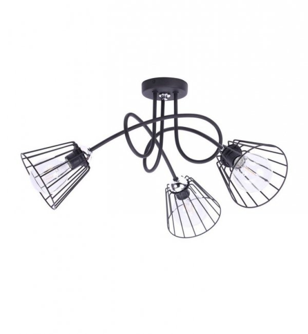 Stylowa Lampa Sufitowa Loft Chromowana
