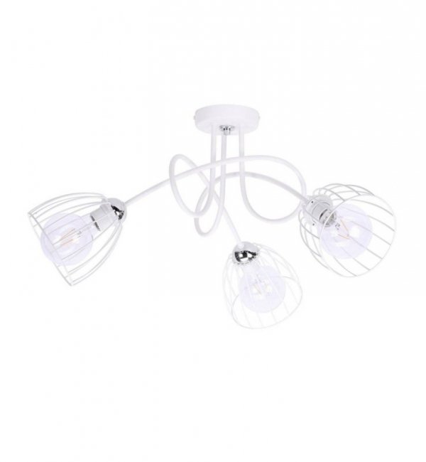 Stylowa Lampa Sufitowa Loft Chromowana